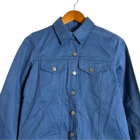 Zara blue long sleeve jean dress. Size small - Picture 2 of 7